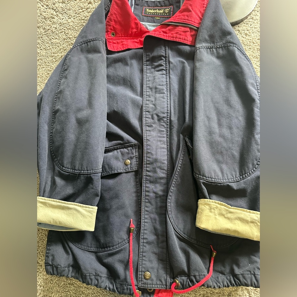 Timberland Weathergear rugged Utility  jacket With Pockets size small